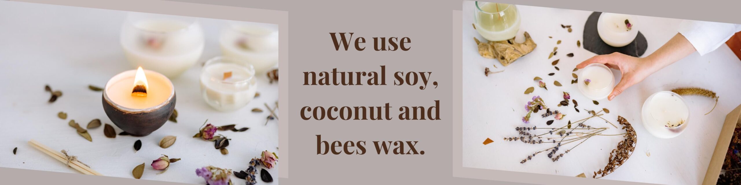 SoyUnique candles natural wax