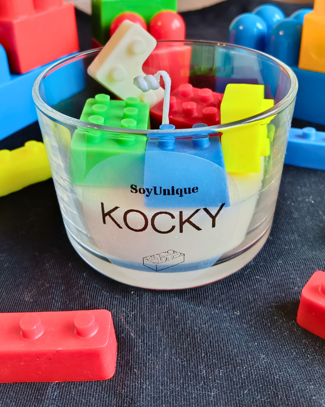 Sviečka Lego Kocky
